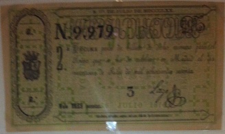 Primer fraccionamiento de billetes