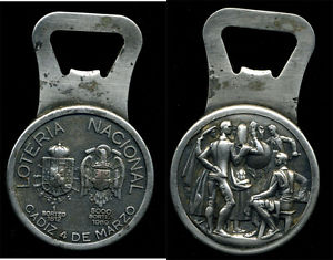 ABREBOTELLAS CONMEMORATIVO SORTEO 5000 LOTERIA NACIONAL CADIZ